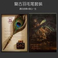 ราคา ปากกาขนนกนกยูงอังกฤษเขียนปากกาจุ่มสร้างสรรค์ย้อนยุคของขวัญวันครูชุดปากกาขนนก (46366083356)