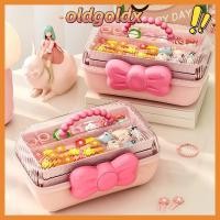 ราคา กล่องอัญมณี OLDGOLDX, กล่องเก็บกิ๊บ pp หลายชั้น, เครื่องประดับผมกุทัณฑ์กันน้ําน่ารักเด็ก (45767134866)