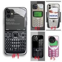 ราคา สําหรับiPhone 16 16E 17 Air Pro 4 4S 5C 5 5S 6 6S 7 8 Plus SE SE4 XS Max TH1 กระจกนิรภัยเคสโทรศัพท์Retro Old Nostalgia Nokiaโทรศัพท์มือถือ (44156274780)