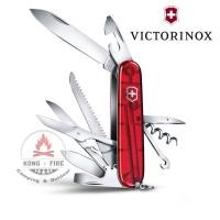 ราคา มีดพับ victorinox huntsman transparent red เครื่ิองมือ (23162321106)