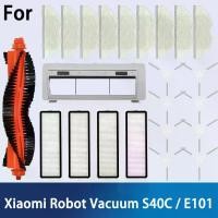 ราคา เข้ากันได้กับ (Xiaomi Robot Vacuum S40C / E101 อะไหล่ชุดอุปกรณ์เสริมแปรงด้านข้างหลักตัวกรอง HEPA (53667268065)