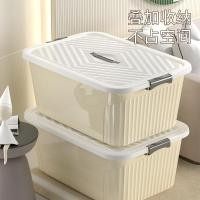 ราคา ขนาดใหญ่พิเศษรูปแบบใหม่ครีมสไตล์กล่องเก็บของพลาสติกนักเรียนข้างเตียงรถหอพักของเล่นกล่องเก็บของเป็นระเบียบเรียบร้อย (50017325044)