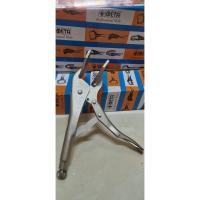 ราคา META คีมล็อคปากแบน คีมล็อคปากเป็ด ขนาด 10 นิ้ว LOCKING PLIER TYPE-SM SNK-10110 (19347688306)