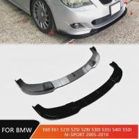 ราคา Car Front Bumper Spoiler Lip Splitter Diffuser Kit for BMW 5 Series M-Sport E60 E61 523i 525i 528i (41878026333)