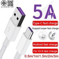 ราคา สายชาร์จ Micro USB L Type C ยาว 1.5 เมตร 2เมตร 3 เมตร Super Fast Charging Cable USB 5A (49802533544)