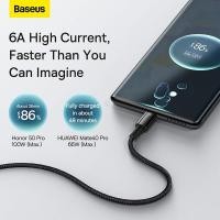 ราคา ชุดชาร์จ ถูก/แท้Baseus สายชาร์จ Huawei 100W TypeC รองรับ SuperCharge 6A QC3.0 Xiaomi CHARGE TURBO (29204974692)