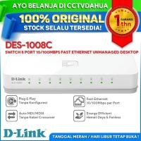 ราคา D-LINK DES-1008C SWITCH 8 PORT 10/100MBPS FAST OTHERNET UNMANAGED DESKTOP (46612965081)