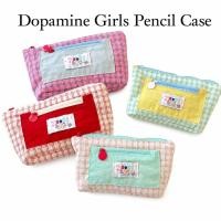 ราคา กล่องดินสอ Dopamine Grid Girls Color Contrast กระเป๋าดินสอความจุขนาดใหญ่นักเรียนกล่องเครื่องเขียน (42883735131)