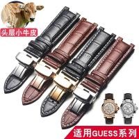 ราคา สายหนังผู้ชาย GUESS series นาฬิกาอินเทอร์เฟซเว้าพร้อมหัวเข็มขัดผีเสื้อ Gaels GC สร้อยข้อมือ 20 22 มม. (54064693072)