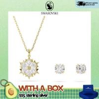 ราคา SWAROVSKI เครื่องประดับผู้หญิงเงินสเตอร์ลิงหรูหราสวารอฟสกี้พร้อมกล่องของขวัญประณีตของขวัญวันเกิดที่สมบูรณ์แบบของขวัญเมจิกประณีตประกายเกล็ดหิมะต่างหูสร้อยคอชุด (2) (47566656922)