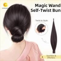 ราคา ครีมแคนวาส​ ต่อผมบุญไขลานด้วยตัวเอง,ห่อยืดหยุ่นปุยรอบผมยาวตรงแฮร์พีช,แฟชั่น16นิ้วธรรมชาติสังเคราะห์ดอกไม้บุญหัววิกผมสําหรับผู้หญิง (41434208797)