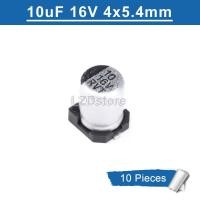ราคา 10pcs Electrolytic Capacitor 10uF 16V 25V 35V 10uF16V 10uF25V 10uF35V SMD อลูมิเนียม Electrolytic Capacitor 16V10uF 25V10uF 35V10uF 4x5.4 มม.ใหม่ (44615674602)