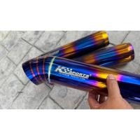 ราคา ปลายท่อกะบะงานไทเทผลิตในไทยไดร์ไทเททองสีเข้มๆ ท่อไอเสีย รถกระบะ รถ รถยนต์ (28009798274)