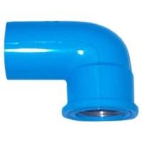 ราคา ข้องอเกลียวในทองเหลือง ท่อน้ำไทย 3/4 นิ้ว สีฟ้า (5588)