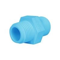 ราคา นิปเปิ้ล PVC เกลียวนอก ท่อน้ำไทย 1/2 นิ้ว สีฟ้า (85338)