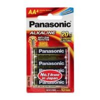 ราคา ถ่านอัลคาไลน์ PANASONIC AA LR6T แพ็ก 4 ก้อน (103781)