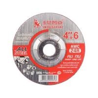 ราคา ใบเจียรเหล็กหนา SUMO AWC24R 4 นิ้ว (100X6 มม.) สีแดง (119468)