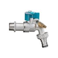 ราคา ก๊อกบอลสนาม กุญแจ SANWA 1/2 นิ้ว สีฟ้าน้ำทะเล (129990)
