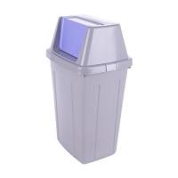 ราคา ถังขยะเหลี่ยม ฝาสวิง KEYWAY 105L สีน้ำเงิน/ม่วง (131945)