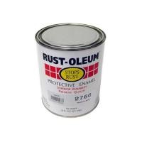 ราคา สีน้ำมัน RUST-OLEUM 2766-4 สีขาว เงา 1/4 แกลลอน (134383)