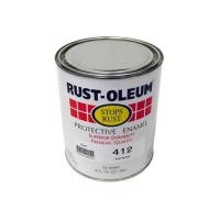ราคา สีน้ำมัน RUST-OLEUM 412-4 สีดำ เงา 1/4 แกลลอน (134388)