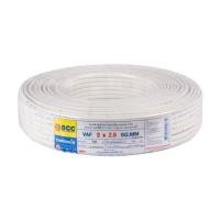 ราคา สายไฟ VAF BCC 2x2.5 ตร.มม. 100 ม. สีขาว (147181)