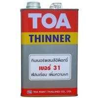 ราคา ทินเนอร์ TOA 31 1 แกลลอน (167319)