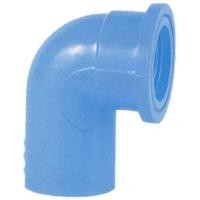 ราคา ข้องอเกลียวในทองเหลือง ท่อน้ำไทย 1" สีฟ้า (171156)