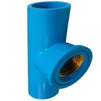 ราคา สามทางเกลียวในทองเหลือง ท่อน้ำไทย 3/4" สีฟ้า (172593)