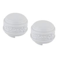 ราคา หัว-ท้ายรางผ้าม่าน เล็ก HOME LIVING STYLE 25 มม. สีขาว (190533)