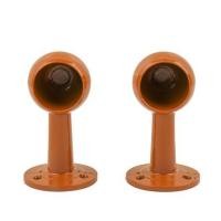 ราคา หัว-ท้ายรางผ้าม่าน รางแป๊บ HOME LIVING STYLE 25 มม. สีน้ำตาล (193785)