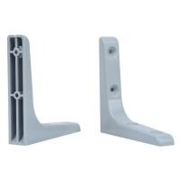 ราคา แขนรับชั้นพลาสติก STACKO 12.5x12.5 ซม. สีเทา (196583)