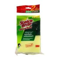 ราคา ฟองน้ำพร้อมใยขัด SCOTCH-BRITE 3x4 นิ้ว แพ็ก 2 ชิ้น (208673)