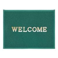 ราคา พรมเช็ดเท้าดักฝุ่น HOME LIVING STYLE WELCOME 60X80 ซม. สีเขียว (214508)