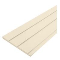 ราคา ไม้ผนังบังใบ CONWOOD G2 ลายเสี้ยน 20.3x305x1.1 ซม. สีขาวงาช้าง (235893)