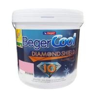 ราคา สีน้ำทาภายนอก BEGER Cool DiamondShield 10 BASE B กึ่งเงา 2.5 แกลลอน (238018)