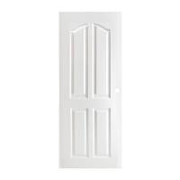 ราคา ประตูภายนอก UPVC PARAZZO MN006 80X200 ซม. สีขาว เจาะลูกบิด (241436)