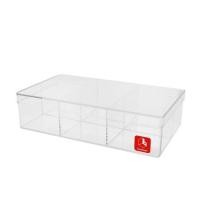 ราคา กล่องแบ่งช่อง 6 ช่อง BOXBOX 6236L 13.5x23x6 ซม. สีขาว (245761)