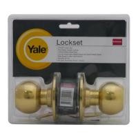 ราคา ลูกบิดทั่วไป YALE KN-VCA52277US3 หัวกลม สีทองเหลือง (251702)