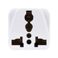 ราคา ปลั๊กแปลงขา 3 ขาแบน ( 1 ขาเป็นขากราวด์ ) TOSHINO UNIVERSAL PS-18AU สีขาว (260941)