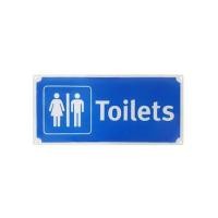 ราคา ป้ายห้องน้ำรวม BIG ONE 8110 สีขาว/น้ำเงิน (262497)