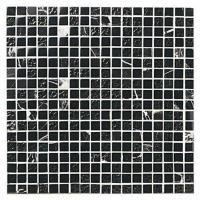 ราคา โมเสคแก้ว 30X30X0.80 ซม. สโตน แบล็ค (268324)