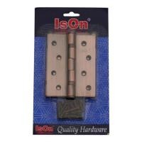 ราคา บานพับ 4X3 นิ้ว ISON 511413 สีทองแดงรมดำ แพ็ก 3 ชิ้น (269541)