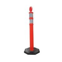 ราคา เสาจราจรมีฐาน RIGHT 7270 115 ซม. สีส้ม (270651)