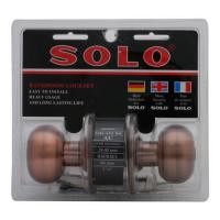 ราคา ลูกบิดห้องน้ำ SOLO 94D-222AC-BK หัวจัน สีทองแดงรมดำ (282226)