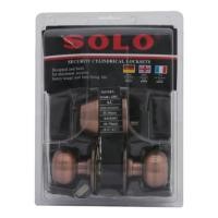 ราคา ลูกบิด+DB SOLO 88-2201 AC หัวจัน สีทองแดงรมดำ (282241)