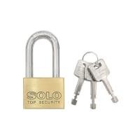 ราคา กุญแจลูกปืน SOLO 4507SQ-45L 45 มม. สีทองเหลืองขัดเงา (282330)