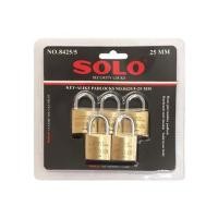 ราคา กุญแจคีย์อะไลก์ SOLO 8425 25 มม. แพ็ก 5 ชิ้น (282390)