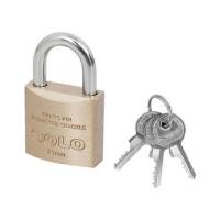 ราคา กุญแจสปริง SOLO 84-25 25 มม. สีทองเหลืองขัดเงา (282386)