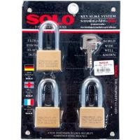 ราคา กุญแจคีย์อะไลท์ SOLO 4507SQ40L 40 มม. 3 ตัว/ชุด (287722)